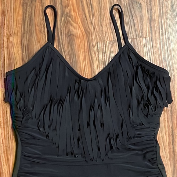 NWOT Magicsuit Solid Blair Fringe One Piece - Picture 8 of 16